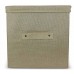 Sirocco Cafe Cream Weave Storage Box with Lid